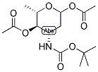 N-BOC-L-ACOSAMINE DIACETATE Struktur