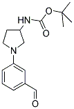 [1-(3-FORMYL-PHENYL)-PYRROLIDIN-3-YL]-CARBAMIC ACID TERT-BUTYL ESTER Struktur