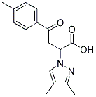 2-(3,4-DIMETHYL-1H-PYRAZOL-1-YL)-4-(4-METHYLPHENYL)-4-OXOBUTANOIC ACID Struktur