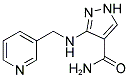 3-[(3-PYRIDINYLMETHYL)AMINO]-1H-PYRAZOLE-4-CARBOXAMIDE Struktur