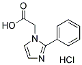 (2-PHENYL-1H-IMIDAZOL-1-YL)ACETIC ACID HYDROCHLORIDE Struktur