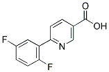 6-(2,5-DIFLUOROPHENYL)NICOTINIC ACID Struktur