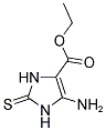 ETHYL 5-AMINO-2-THIOXO-2,3-DIHYDRO-1H-IMIDAZOLE-4-CARBOXYLATE Struktur