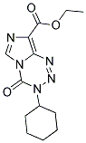 ETHYL 3-CYCLOHEXYL-4-OXO-3,4-DIHYDROIMIDAZO[5,1-D][1,2,3,5]TETRAZINE-8-CARBOXYLATE Struktur