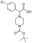 2-(4-BOC-PIPERAZINYL)-2-(4-CHLORO-PHENYL)ACETIC ACID Struktur