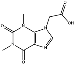 (1,3-DIMETHYL-2,6-DIOXO-1,2,3,6-TETRAHYDRO-PURIN-9-YL)-ACETIC ACID Struktur