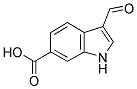 3-FORMYL-1H-INDOLE-6-CARBOXYLIC ACID Struktur