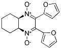 (4AR,8AS)-2,3-DI-2-FURYL-4A,5,6,7,8,8A-HEXAHYDROQUINOXALINE 1,4-DIOXIDE Struktur