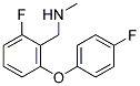 [2-FLUORO-6-(4-FLUORO-PHENOXY)-BENZYL]-METHYL-AMINE Struktur