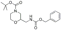 BENZYL (4-(TERT-BUTOXYCARBONYL)MORPHOLIN-2-YL)METHYLCARBAMATE Struktur