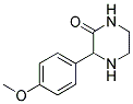 3-(4-METHOXY-PHENYL)-PIPERAZIN-2-ONE Struktur