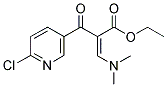 ETHYL (Z)-2-[(6-CHLORO-3-PYRIDINYL)CARBONYL]-3-(DIMETHYLAMINO)-2-PROPENOATE Struktur