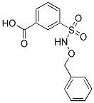 3-[[(BENZYLOXY)AMINO]SULFONYL]BENZOIC ACID Struktur