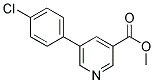 METHYL 5-(4-CHLOROPHENYL)NICOTINATE Struktur