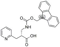 (R)-2-[(9H-FLUOREN-9-YLMETHOXYCARBONYLAMINO)-METHYL]-3-PYRIDIN-2-YL-PROPIONIC ACID Struktur