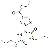 ETHYL 2-{1,2-BIS[(PROPYLAMINO)CARBONYL]HYDRAZINO}-1,3-THIAZOLE-4-CARBOXYLATE Struktur