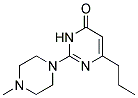 2-(4-METHYLPIPERAZIN-1-YL)-6-PROPYLPYRIMIDIN-4(3H)-ONE Struktur