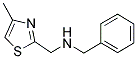 BENZYL-(4-METHYL-THIAZOL-2-YLMETHYL)-AMINE Struktur