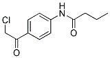 N-[4-(2-CHLOROACETYL)PHENYL]BUTANAMIDE Struktur