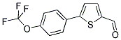5-[4-(TRIFLUOROMETHOXY)PHENYL]THIOPHENE-2-CARBALDEHYDE Struktur
