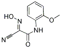 (2E)-2-CYANO-2-(HYDROXYIMINO)-N-(2-METHOXYPHENYL)ACETAMIDE Struktur