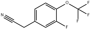 3-FLUORO-4-(TRIFLUOROMETHOXY)PHENYLACETONITRILE Struktur