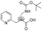 (R)-2-(TERT-BUTOXYCARBONYLAMINO-METHYL)-3-PYRIDIN-2-YL-PROPIONIC ACID Struktur