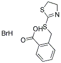 2-[(4,5-DIHYDRO-1,3-THIAZOL-2-YLTHIO)METHYL]BENZOIC ACID HYDROBROMIDE Struktur