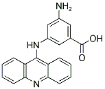 3-(ACRIDIN-9-YLAMINO)-5-AMINOBENZOIC ACID Struktur