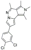 8-(3,4-DICHLOROPHENYL)-1,2,3,4-TETRAMETHYL-2H-DIPYRROLO[1,2-B:3',4'-D]PYRIDAZINE Struktur