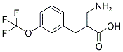 2-AMINOMETHYL-3-(3-TRIFLUOROMETHOXY-PHENYL)-PROPIONIC ACID Struktur