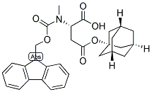 FMOC-L-MEASP(ADA)-OH Struktur