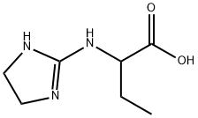 2-(4,5-DIHYDRO-1H-IMIDAZOL-2-YLAMINO)-BUTYRIC ACID Struktur