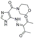 PENTANE-2,3,4-TRIONE 3-{[4-(MORPHOLIN-4-YLCARBONYL)-1H-IMIDAZOL-5-YL]HYDRAZONE} Struktur