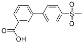 4'-(METHYLSULFONYL)[1,1'-BIPHENYL]-3-CARBOXYLIC ACID Struktur