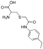 2-AMINO-3-((2-[(4-ETHYLPHENYL)AMINO]-2-OXOETHYL)THIO)PROPANOIC ACID Struktur