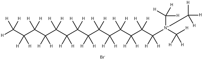 臭化テトラデシルトリメチルアンモニウム‐D38 化學(xué)構(gòu)造式