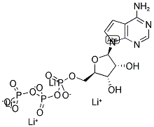 7-DEAZAADENOSINE-5'-TRIPHOSPHATE LITHIUM SALT Struktur