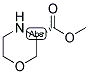 3(S)-MORPHOLINECARBOXYLIC ACID METHYL ESTER Struktur