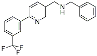 1-PHENYL-N-((6-[3-(TRIFLUOROMETHYL)PHENYL]PYRIDIN-3-YL)METHYL)METHANAMINE Struktur