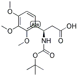 (R)-3-TERT-BUTOXYCARBONYLAMINO-3-(2,3,4-TRIMETHOXY-PHENYL)-PROPIONIC ACID Struktur