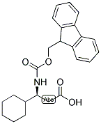 (S)-3-CYCLOHEXYL-3-(9H-FLUOREN-9-YLMETHOXYCARBONYLAMINO)-PROPIONIC ACID Struktur