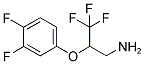 2-(3,4-DIFLUORO-PHENOXY)-3,3,3-TRIFLUORO-PROPYLAMINE Struktur