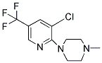 1-[3-CHLORO-5-(TRIFLUOROMETHYL)PYRIDIN-2-YL]-4-METHYLPIPERAZINE Struktur