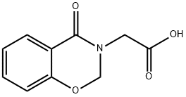 (4-OXO-4 H-BENZO[ E ][1,3]OXAZIN-3-YL)-ACETIC ACID Struktur