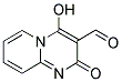 4-HYDROXY-2-OXO-2H-PYRIDO[1,2-A]PYRIMIDINE-3-CARBALDEHYDE Struktur