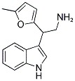 2-(1H-INDOL-3-YL)-2-(5-METHYL-2-FURYL)ETHANAMINE Struktur