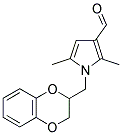 1-(2,3-DIHYDRO-1,4-BENZODIOXIN-2-YLMETHYL)-2,5-DIMETHYL-1H-PYRROLE-3-CARBALDEHYDE Struktur