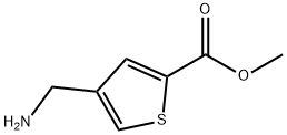 METHYL 4-(AMINOMETHYL)THIOPHENE-2-CARBOXYLATE Struktur