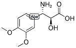 3-(S)-AMINO-2-(S)-HYDROXY-3-(3,4-DIMETHOXY-PHENYL)-PROPIONIC ACID Struktur